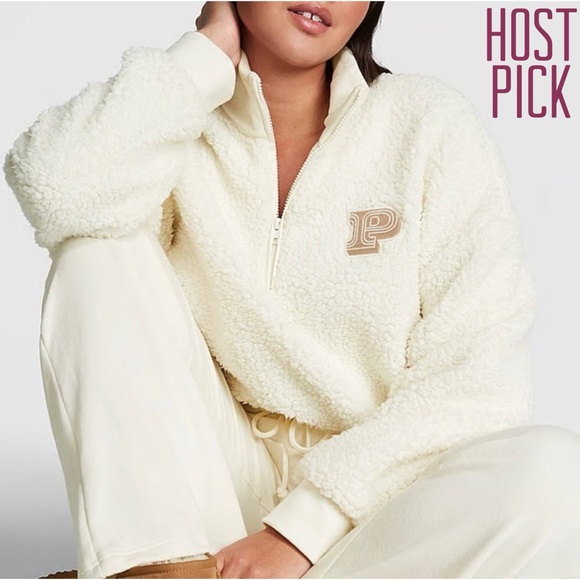 PINK Victoria's Secret Sweaters - PINK Fleece Pullover